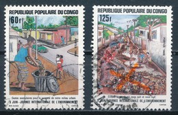 °°° REPUBBLICA DEL CONGO - Y&T N°774/75 - 1986 °°° - Oblitérés