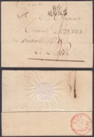 BELGIQUE LETTRE DATE DE MONS 1813 " 86 MONS " VERS PARIS (BE) DC-6462 - 1794-1814 (Période Française)