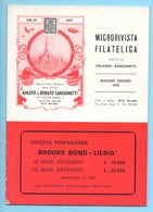 Rarità! Microrivista Filatelica Sanguinetti. N. 626/27 Del 1975 - Sammelbilderalben & Katalogue