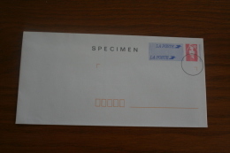 France: SPECIMEN Enveloppe Agrément N° 899 Lot 009/051 - Especimenes