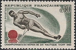 FRANCE - WORLD WATER-SKIING CHAMPIONSHIPS, VICHY 1963 - MNH - Ski Nautique