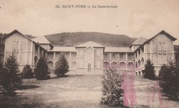 SAIT PONS LE SANATORIUM - Saint-Pons-de-Mauchiens