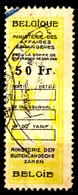 BELGIUM  Belgique - LION - Revenue Tax STAMP - USED - 50 - Ministere Des Affaires - CONSULAR - Sellos