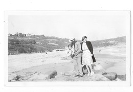 SANTA MONICA (Etats Unis) Photographie Bord De L'Océan Pacifique 1947 - Autres & Non Classés