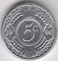 @Y@    Nederlandse Antillen   5  Cent  1990 ( 4668 ) - Antillas Neerlandesas