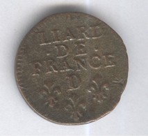 Liard De France 1693 D TTB - 1643-1715 Lodewijk XIV De Zonnekoning