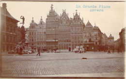 Photo Originale 9x14 De La Grand Place D'ANVERS En Belgique Ca.1900 Parfait état - Anciennes (Av. 1900)