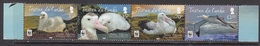 2013 Tristan Da Cunha WWF Albatross Birds Complete Strip Of 4 MNH - Tristan Da Cunha