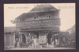 CPA Madagascar Afrique Tamatave écrite Commerce Shop Front A La Ville De Nice Bazar Cartes Postales - Madagaskar