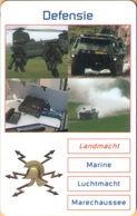NETHERLANDS - Prepay, Welfare, Defensie Irak - Landmacht, Military Forces, Large CN 6+5 Digits, Used - GSM-Kaarten, Bijvulling & Vooraf Betaalde