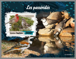 TOGO 2019 MNH Sparrows Spatzen Moineaux S/S - OFFICIAL ISSUE - DH2004 - Passeri