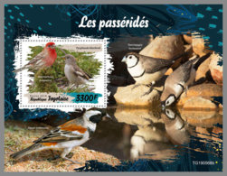 TOGO 2019 MNH Sparrows Spatzen Moineaux S/S - OFFICIAL ISSUE - DH2004 - Moineaux