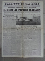 GIORNALE: CORRIERE DELLA SERA - ANNO 68 - N. 108 - MILANO - GIOVEDI' 6 MAGGIO 1943 - ANNO XXI - LEGGI - Guerra 1939-45