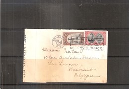 Lettre Censurée De Montréal Vers La Louvière(Belgique) De 1939 - Avec Flamme Croix-Rouge (à Voir) - Covers & Documents