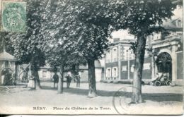 N°2758 T -cpa Méry Sur Oise -place Du Château De La Tour- - Mery Sur Oise