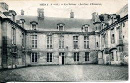 N°2761 T -cpa Méry Sur Oise -le Château -la Cour D'honneur- - Mery Sur Oise