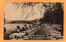 Treptow Spree Garten Berlin Germany 1916 Postcard - Treptow