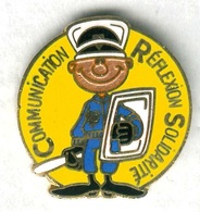 Pin's Police CRS Compagnies Républicaines De Sécurité - Police