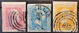 PREUSSEN / PRUSSIA 1857 - Canceled - Mi 6, 7, 8 - Complete Set! - Gebraucht