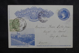URUGUAY - Entier Postal Illustré + Complément De Montevideo Pour La France En 1905 -  L 51866 - Uruguay