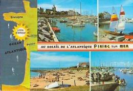 Loire Atlantique        H694        Piriac Sur Mer.Contour Géographique Et 4 Vues - Piriac Sur Mer