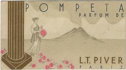 Image    Pompeta  Parfum De L T Piver Paris+ Calendier Annee   1939-1940 Au Verso - Produits De Beauté