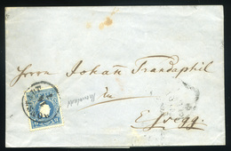 BRASSÓ 1859. 15Kr-os Levél Eszékre - Oblitérés