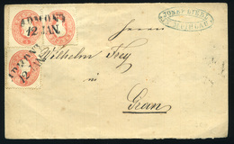 ADMONT 1863. Levél Darab 3*5Kr Esztergomba - Used Stamps