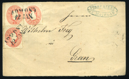 ADMONT 1863. Levél Darab 3*5Kr Esztergomba - Usati