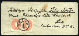 EGER 1864. Levél 5Kr Párral Pestre Küldve - Used Stamps