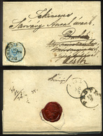 DEBRECEN 1855. Szép 9Kr-os Levél Pestre Küldve, Tartalommal , Sárváry Család - Used Stamps