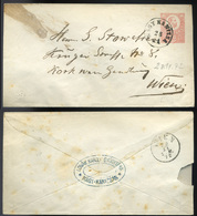 NAGYKANIZSA 1872. Díjjegyes Boríték Lovák Károly Gyógy-tára Bélyegzéssel - Used Stamps