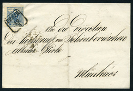 PEST 1854. 9Kr-os Szép Levél Munkácsra Küldve - Used Stamps