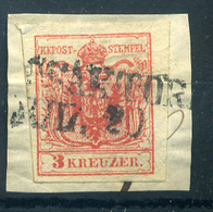 CSÁKTORNYA 3Kr Szép Bélyegzés - Used Stamps