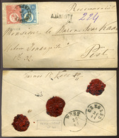 TÁPIÓSZELE 1871. Ajánlott Levél Pestre Küldve - Used Stamps