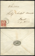 ABAÚJSZÁNTÓ 1871. Levél, Céges Levélzáróval, Engel - Used Stamps