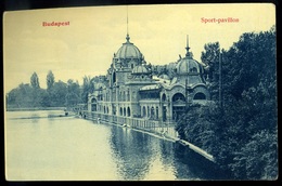 BUDAPESTSport Pavillon, Sorsjeggyel, Régi Képeslap - Hungary