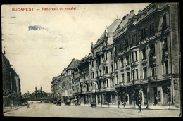 BUDAPEST 1918. XI. Fehérvári út Régi Képeslap - Hungría