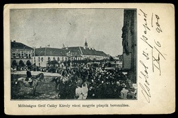 VÁC 1900. Gróf Csáky Károly Váci Megyés Püspök Bevonulása, Régi Képeslap - Hungary