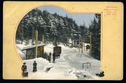 TÁTRA 1911. Régi Képeslap , Vasút, Télisport - Hongarije