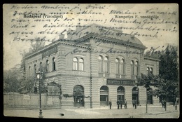 BUDAPEST 1907. Wampetics Vendéglő, Régi Képeslap - Hongrie