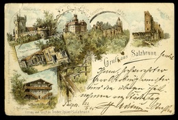 NÉMETORSZÁG 1895. Salzbrunn Vorlaufer Képeslap - Andere & Zonder Classificatie