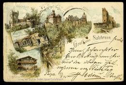 NÉMETORSZÁG 1895. Salzbrunn Vorlaufer Képeslap - Autres & Non Classés