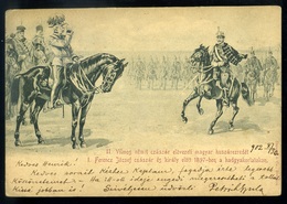 1902. II. Vilmos és Ferencz József Császár, Régi Képeslap - Hongarije