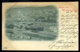 NÉMETORSZÁG 1899. Waldmünchen Képeslap - Sonstige & Ohne Zuordnung