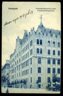 BUDAPEST 1907. Postatakarékpénztár épület Régi Képeslap - Hongrie