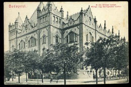 BUDAPEST 1910. Magyar Földtani Intézet, Régi Képeslap - Hongarije