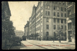 BUDAPEST 1925. Postatakarékpénztár, Villamos, Régi Képeslap - Hongarije