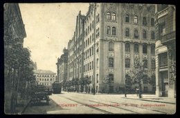 BUDAPEST 1925. Postatakarékpénztár, Villamos, Régi Képeslap - Hongrie