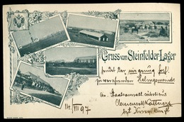 AUSZTRIA Steinfelder Lager 1897. Régi Képeslap - Andere & Zonder Classificatie